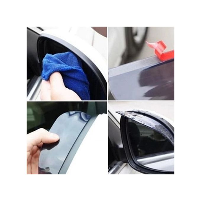 Generic 2 Pieces Protection De Pluie De Retroviseur Miroir De
