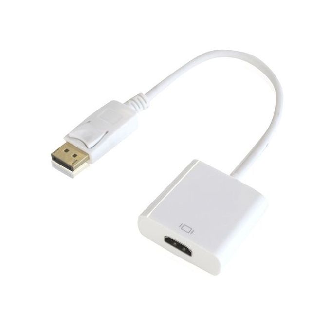 Adaptateur DisplayPort HDMI pas cher : prise Displayport en port HDMi, Adaptateurs