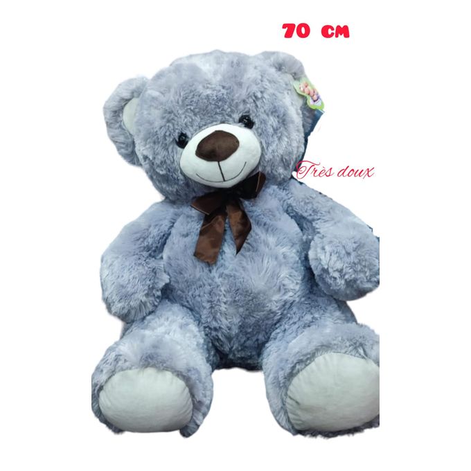 Gros Ours en peluche 70 cm pour enfants dès 3 ans