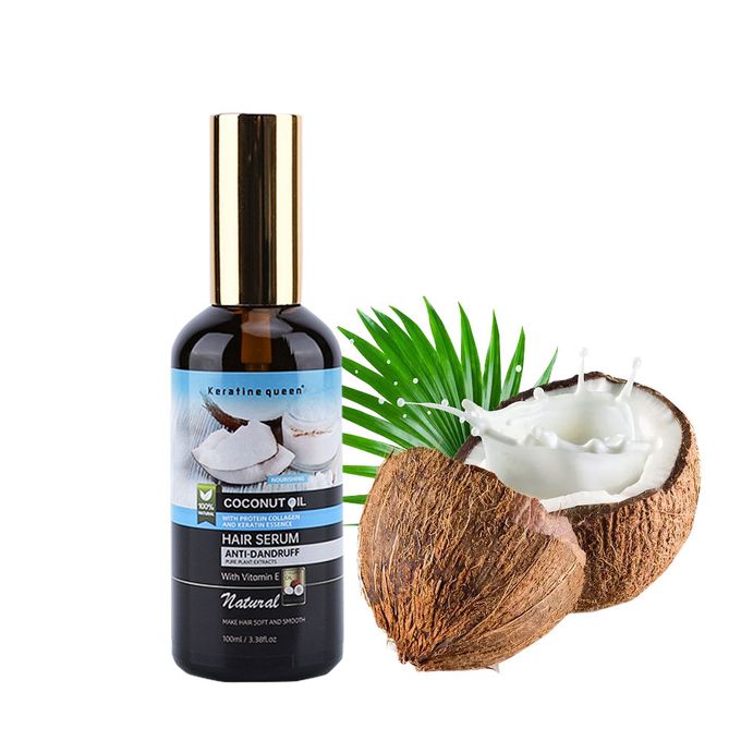 product_image_name-keratine queen-Sérum cheveux à l'huile de noix de coco, Proteine, Kératine, Vitamine E, Collagène-1