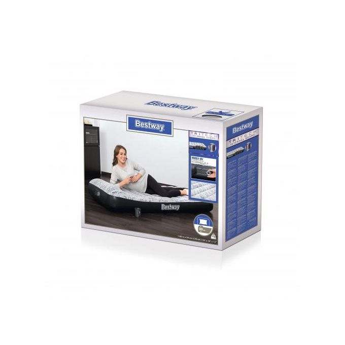 Matelas gonflable avec gonfleur électrique intégré de 188x99x30 cm