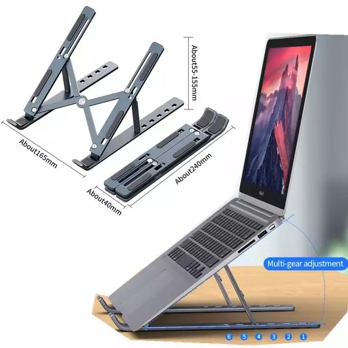 Support pour pc portable en aluminium