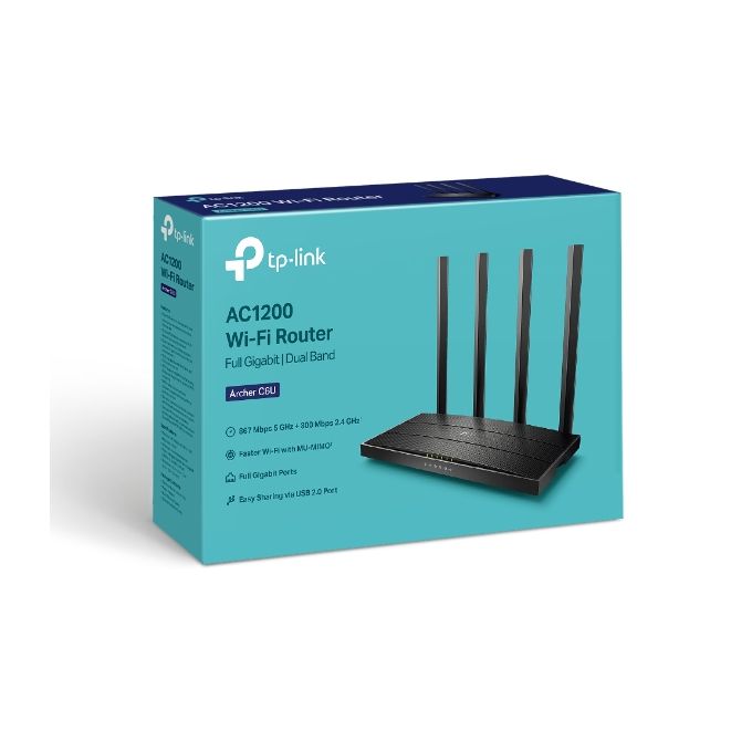 TP-Link Nouveau Routeur Gigabit MU-MIMO AC/1200 sans fil Archer C6U