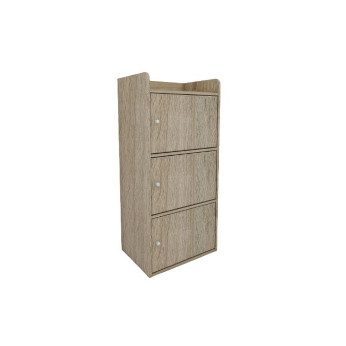 Kitea Polycube HVP 3 Portes 40x29x86,9cm - Oak