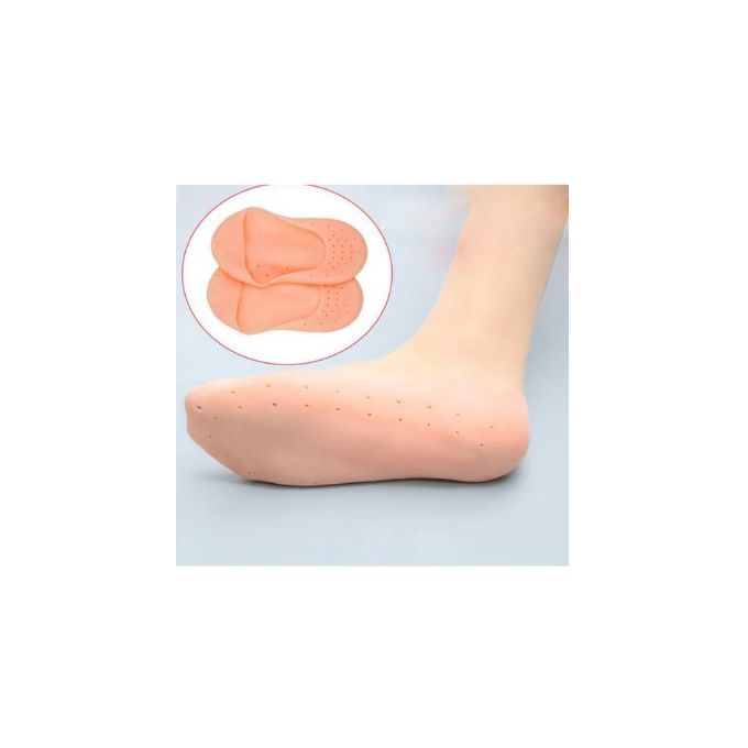 Generic Silicone Protège-talon, Talonnette souple Chaussettes à