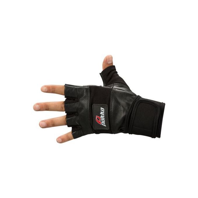 Gants Musculation et cyclisme en Cuir et Daim - Rouge