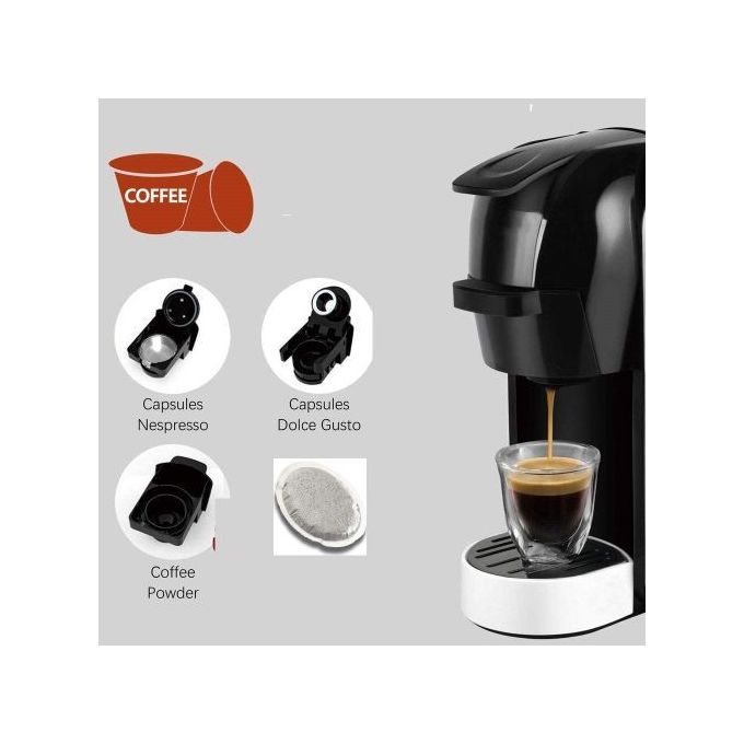 Daiko Machine A Cafe 4 Expresso In1 Cafe Poudre Capsule De Cafe Nespresso Et Dolci Gusto Et Dosette 19 Bar A Prix Pas Cher Jumia Maroc