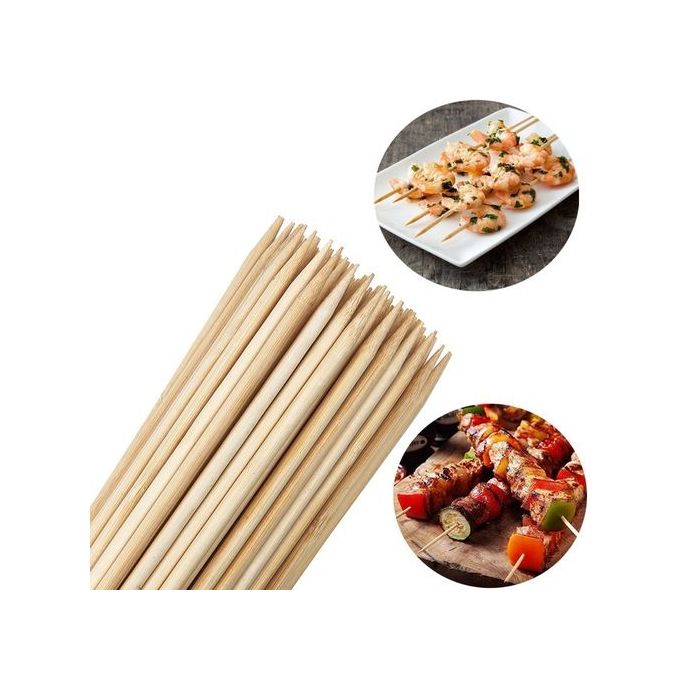 boite 90 Piques En BOIS / BROCHETTE BARBECUE / brochettes Shish 30 cm