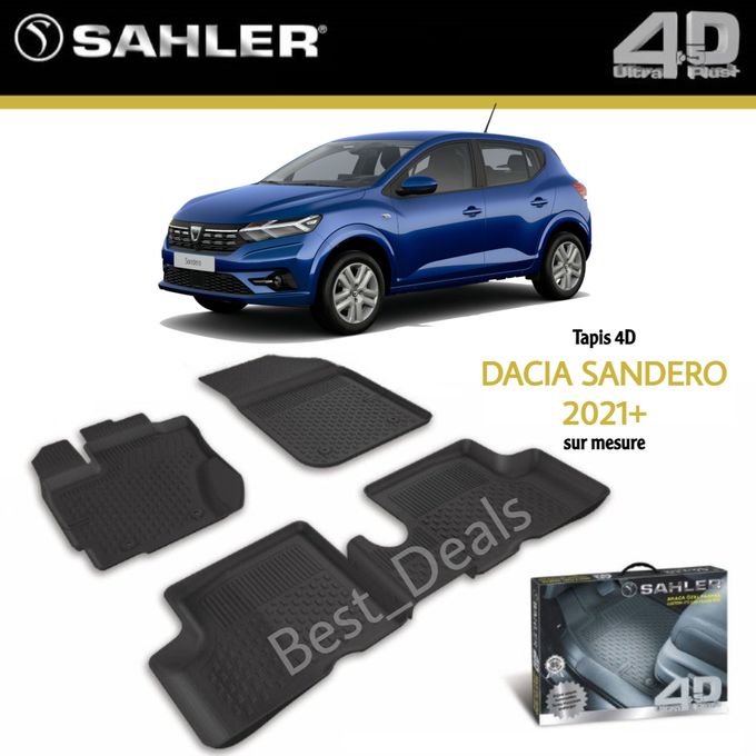 Tapis voiture Sahler 4D sur mesure DACIA Sandero Stepway 3 2021+