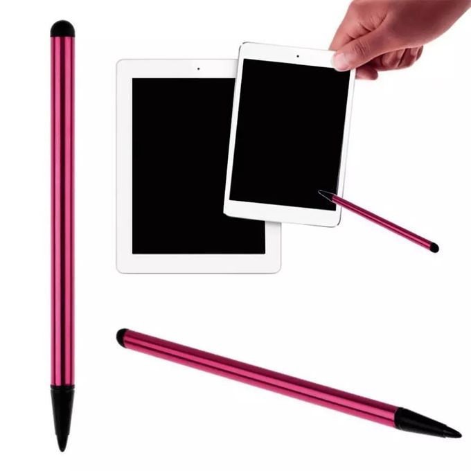 Stylets pour tablette Vshop ® stylet tactile universel /long pen,  capacitifs stylo à écran tactile avec embout en fibre (taille xl 19 cm,  couleur-rouge)