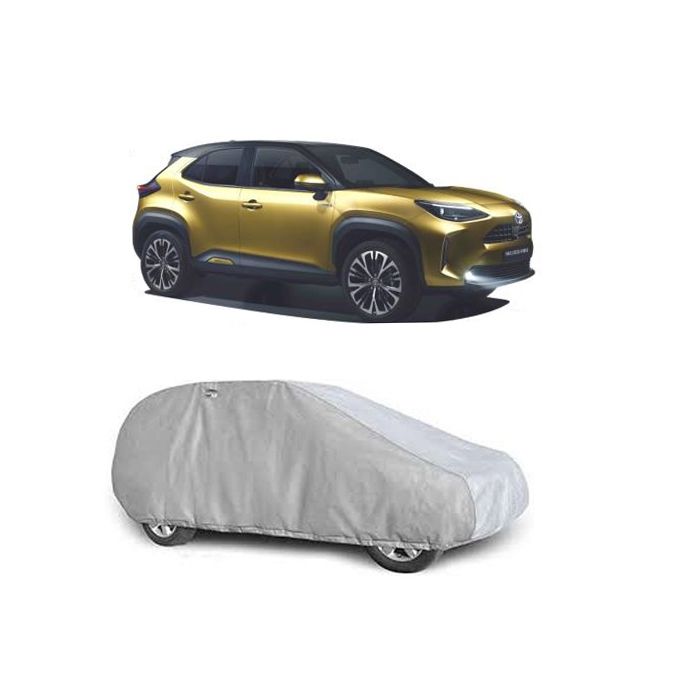 Bache Voiture Exterieur Etanche pour Toyota Yaris Yaris Cross, Bache de  Voiture Respirant Coupe-Vent À l'eau Protection UV,210D Tissus Oxford  (Color 