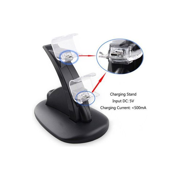 Station de charge LED Pour Manettes Dualshock PS3 Playstation 3, Slim, Pro