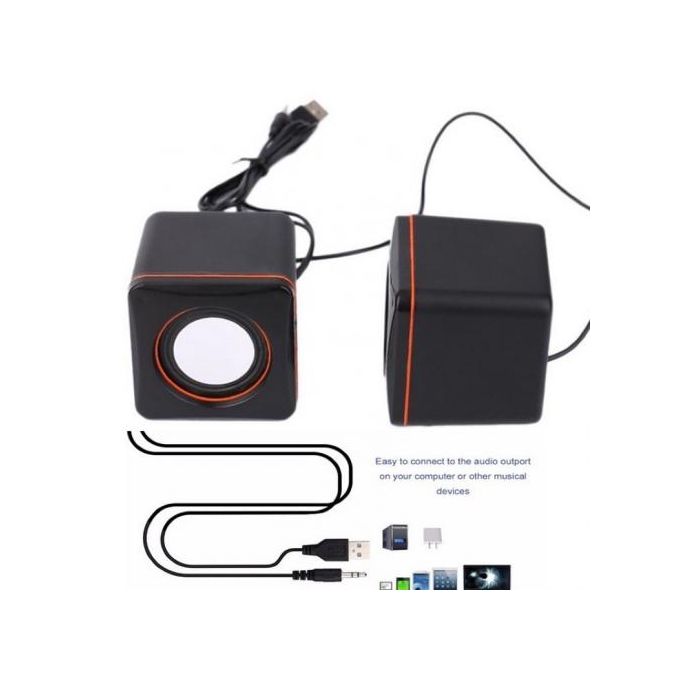 Mini haut-parleur de bureau de l'audio USB PC Ordinateur portable