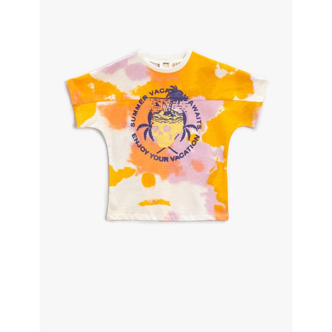 Koton T-SHIRT MANCHES COURTES POUR GARÇON - ECRU