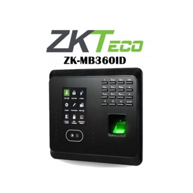 ZK Teco ZKT MB360 - Pointeuse et contrôle d’accès Multi-Biométrique Terminal de Présence de Temps
