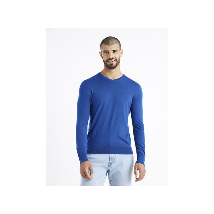 Celio pull col v coudiere on sale