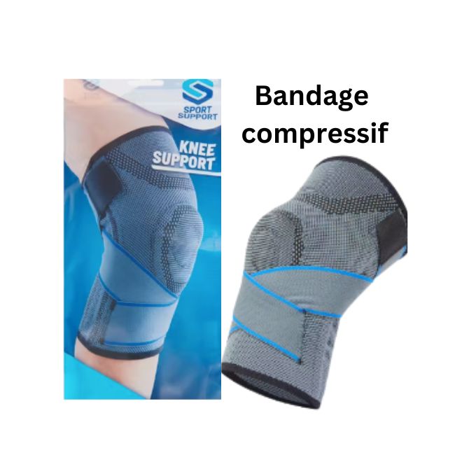 Meilleure compression élastique Support de genou pour les sports - Chine  Attelle de genou et support de genou prix