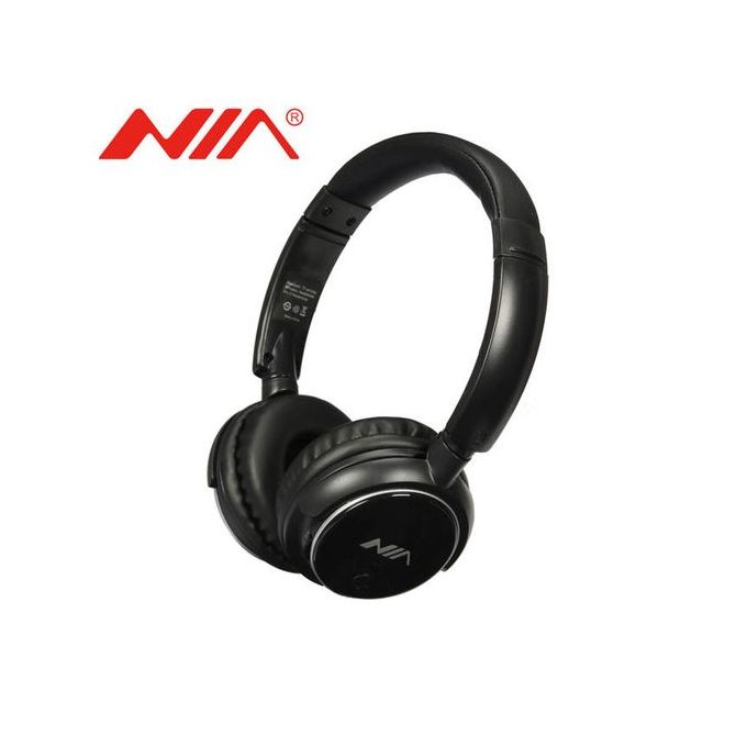 Nia Casque bluetooth stereo ,TF card play ,FM radio Audio input , 4 in 1 Headphones