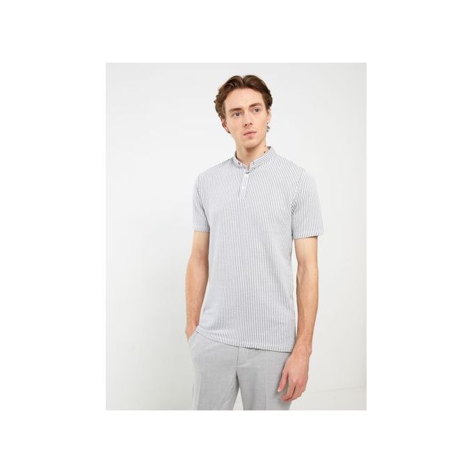 Compare Lc Waikiki T shirt homme raye a col polo et manches courtes Price