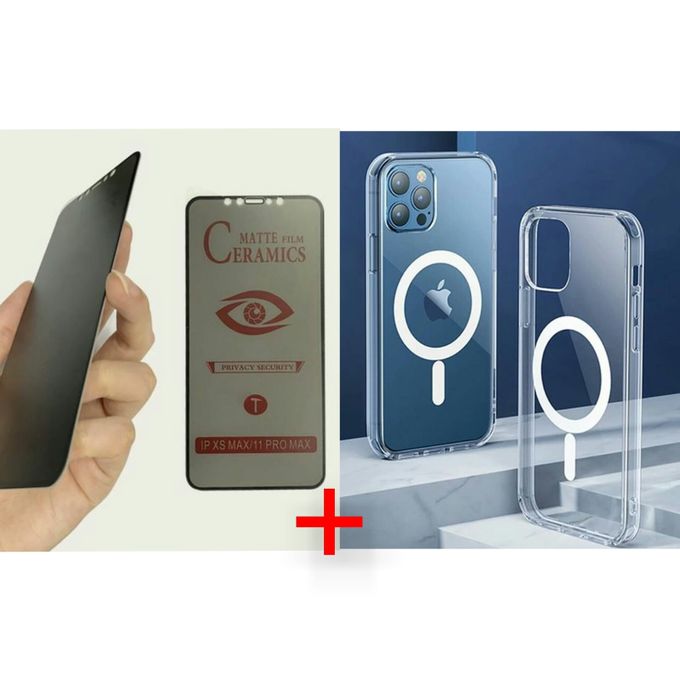 Protecteur d'écran en Céramic Fumee Anti Espion pour iPhone 13 PRO