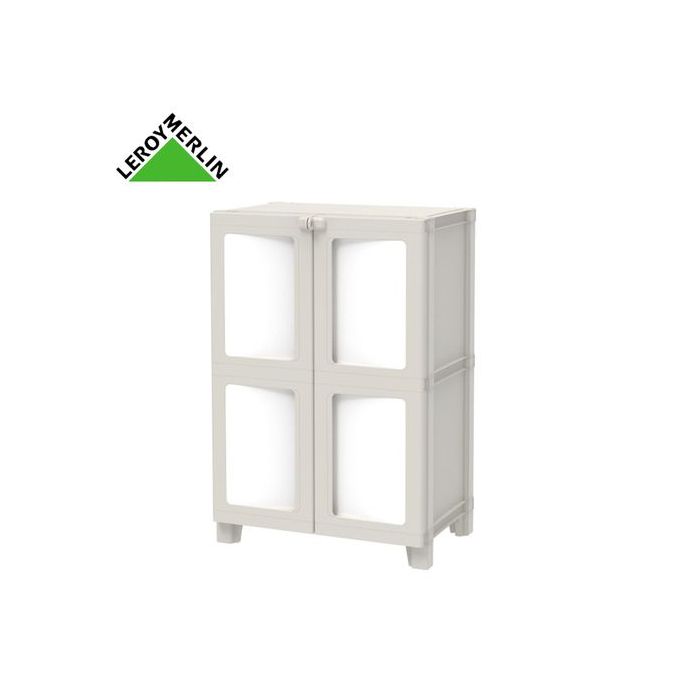 Leroy Merlin Armoire Basse Resine 1 Etagere L 65 X H 95 4 X P 41