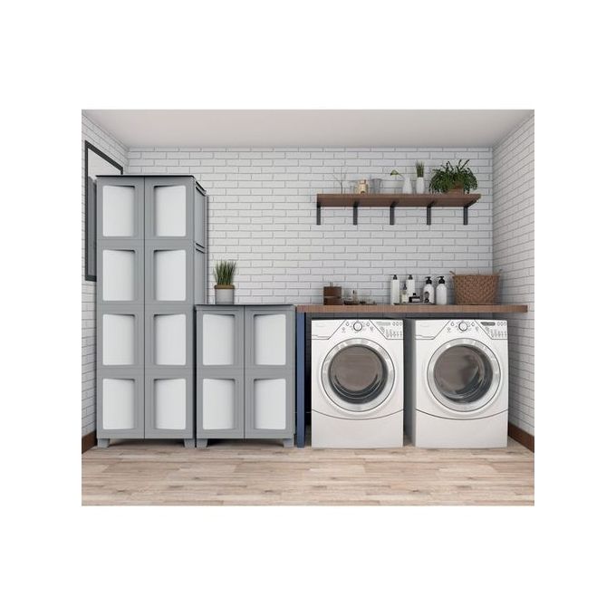 Leroy Merlin Armoire Basse Resine 1 Etagere L 65 X H 95 4 X P 41 Cm Garantie 2 Ans A Prix Pas Cher Jumia Maroc