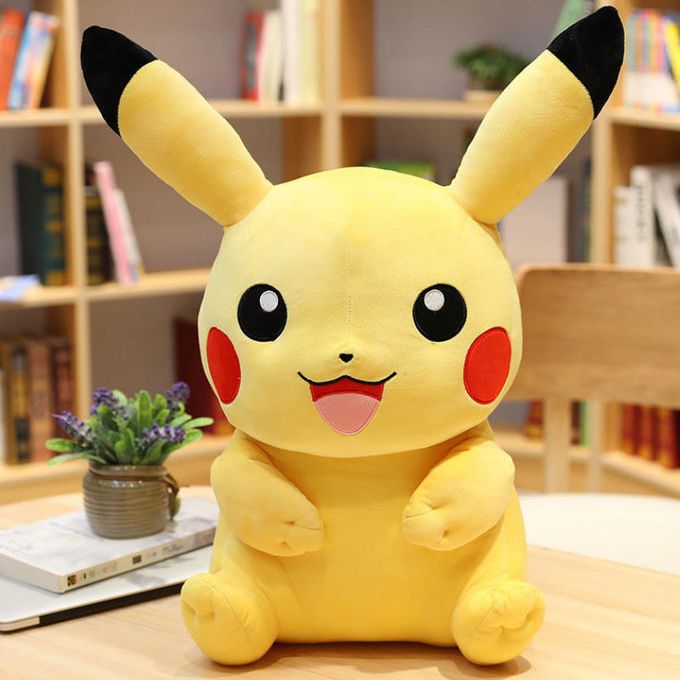 Pokemon Poupées en peluche Pokemon Pikachu Géant de 50cm jouets en peluche  mignon Grand Cadeau à prix pas cher