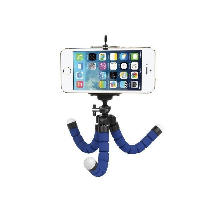 Accessoires pour caméra sport Qumox Trépied Phone, Trépied Flexible support  360° Rotation trépied de Smartphone d'Octopus pour Gopro,  appareil-photo, iPhone, Sumsung, Huawei, etc.