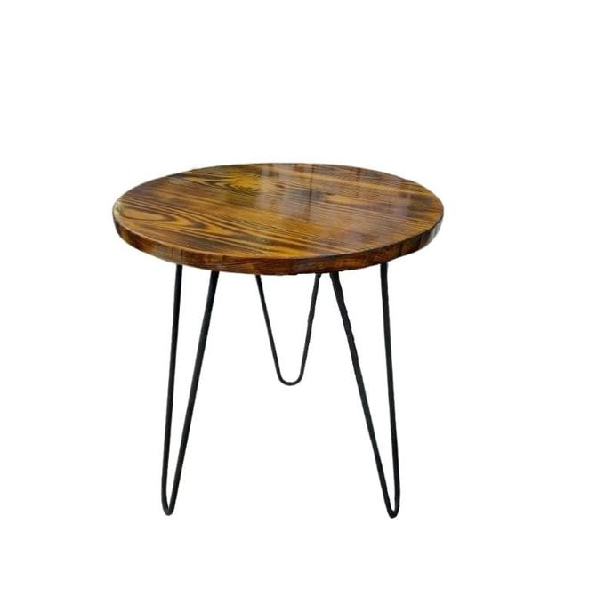 Generic Table ronde 38cm Table à manger ronde rustique Table ronde