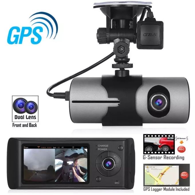 Generic R300 Dvr Dash Cam Voiture Double Camera A Prix Pas Cher