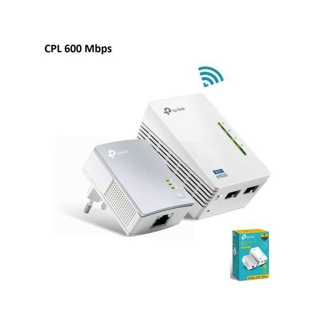 Routeur TP Link 600Mbps Adaptateur Ethernet 2 Prises CPL Internet Haut  Débit FR