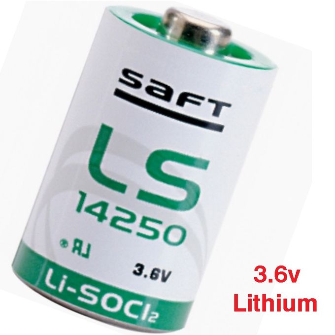 Pile lithium 3,6V SAFT LS14250 1/2AA 1200mAh - VISIONAIR Maroc