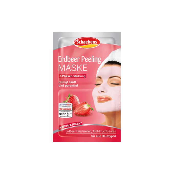 Schaebens Masque Visage Gommage Fraise - Masque Visage - Soin