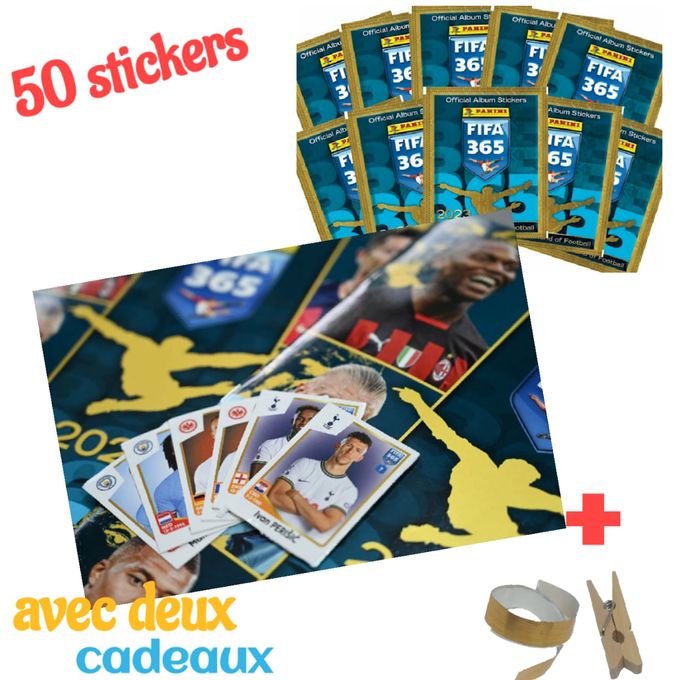 Stickers de football PANINI FIFA 365 2023 - Boite de 50 pochettes