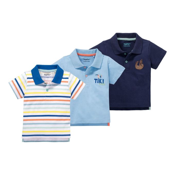 3 plos pour bébé avec imprimé 100% coton