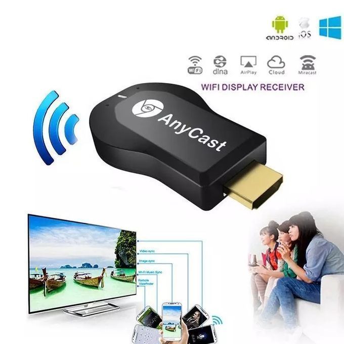 Anycast M9 Plus Clé WiFi TV Dongle DLNA HDMI Linux 128 Mo Miracast Dual Core