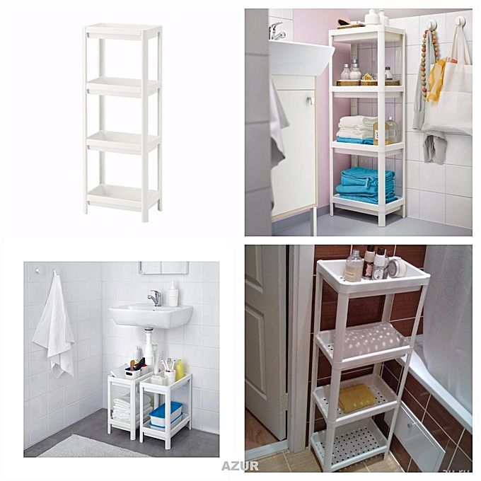 Ikea Meuble Etagere Salle De Bain Blanc A Prix Pas Cher Jumia