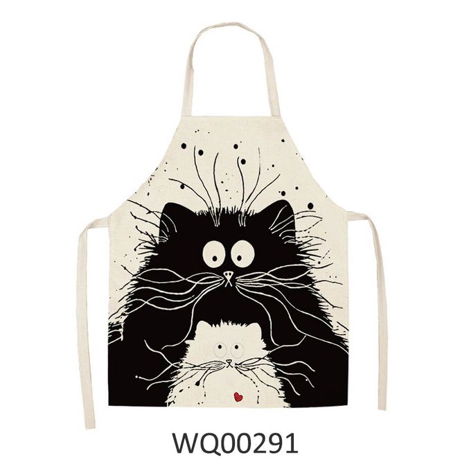 Generic Tablier De Cuisine Imprime Chat De Dessin Anime Joli Tablier Impermeable Tablier En Lin De Coton Pour Nettoyer Les Outils A Domicile A Prix Pas Cher Jumia Maroc