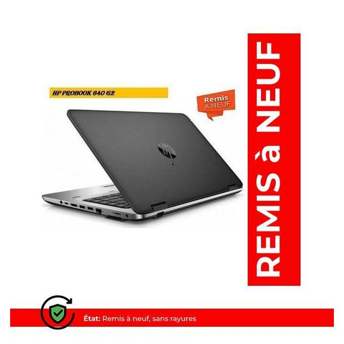 Hp PC PORTABLE ProBook Core i3 6eme Génération- 4GB RAM - 500GB HDD -Remis à Neuf
