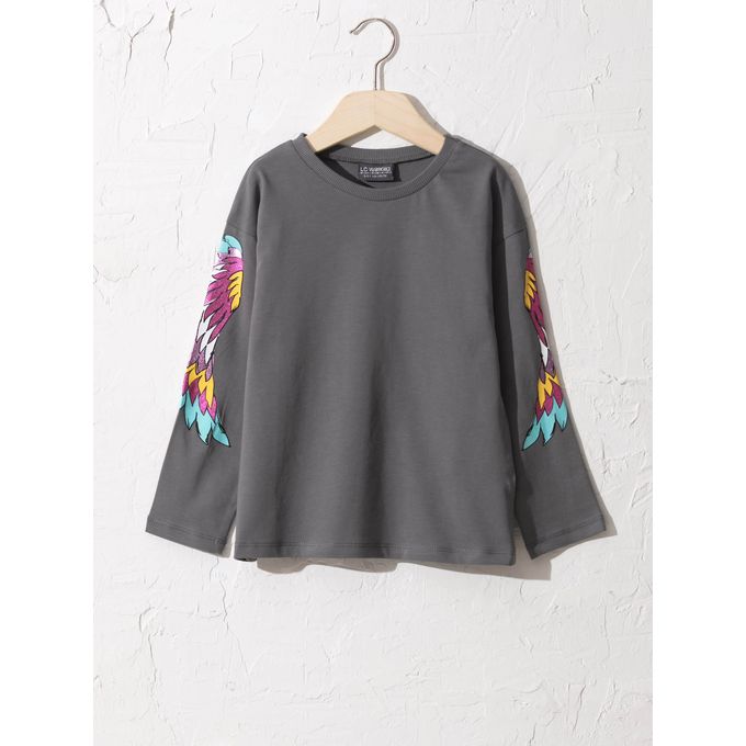 Lc Waikiki T shirt en coton imprim fille