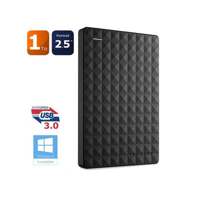 Seagate Disque Dur Externe Portable Expansion 2,5" -1 To/Tb -USB 3.0 Transfer Rapide