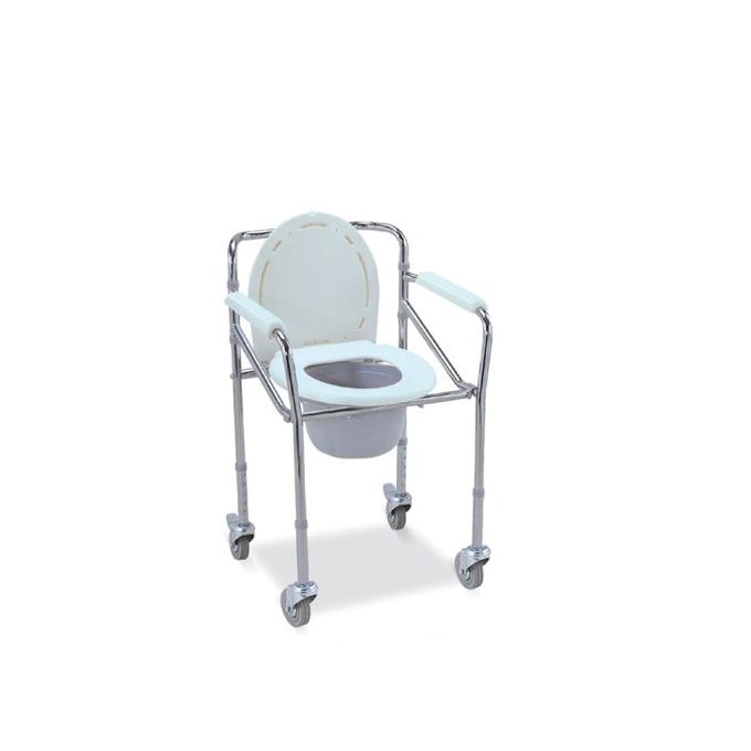 Generic Chaise Toilette Pliable antidérapante avec roue garde robe