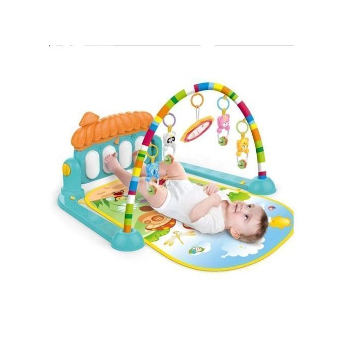 Tapis de bug astique pour Bébé, Musique et Langue, Coup de Pied et Piano,  Centre d'Activités pour Nouveau-Né et Tout-Petits - AliExpress