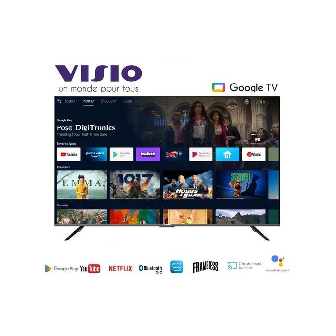 Visio 43" Smart Google TV™  FHD - Google Assistant™ Bluetooth™ HDR ™ Dolby Vision™