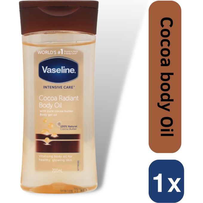 Vaseline Intensive Care Cocoa Radiant Body Oil 200 Ml à prix pas