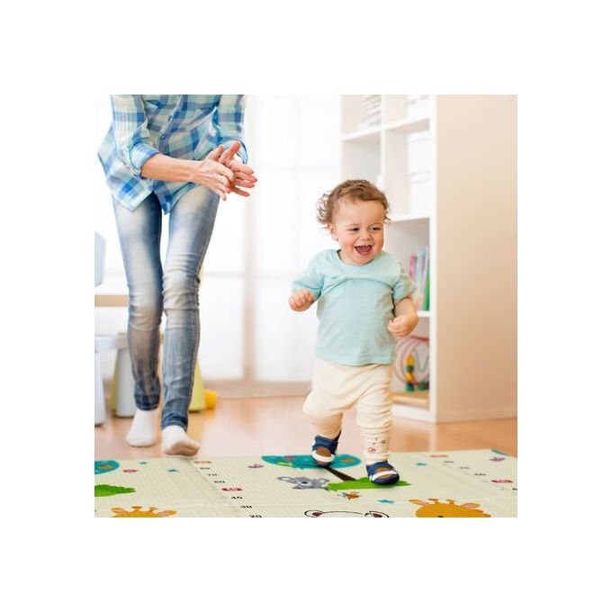 Generic Tapis de jeu double face pour bébé, épais, antidérapant