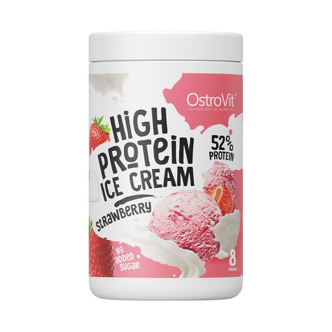 Ostrovit High Protein Ice Cream 400 g Strawberry