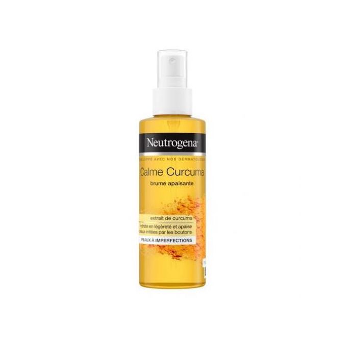 Neutrogena Calme Curcuma Brume Apaisante 125 ml Contre les Boutons