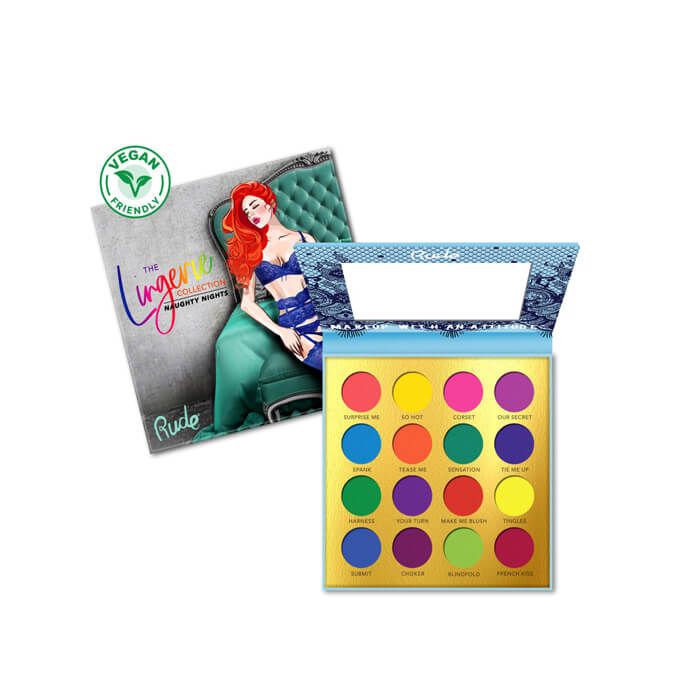 Rude Cosmetics Lingerie Collection 16 Matte Eyeshadow Palette - Naughty Nights
