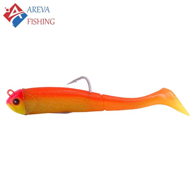 AREVA FISHING Leurres souples AREVA-fishing Golden Shad tête plombée 20g color OJ